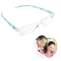 unisex striped reading glasses resin clear lens presbyopia eyeglasses 1 04 0