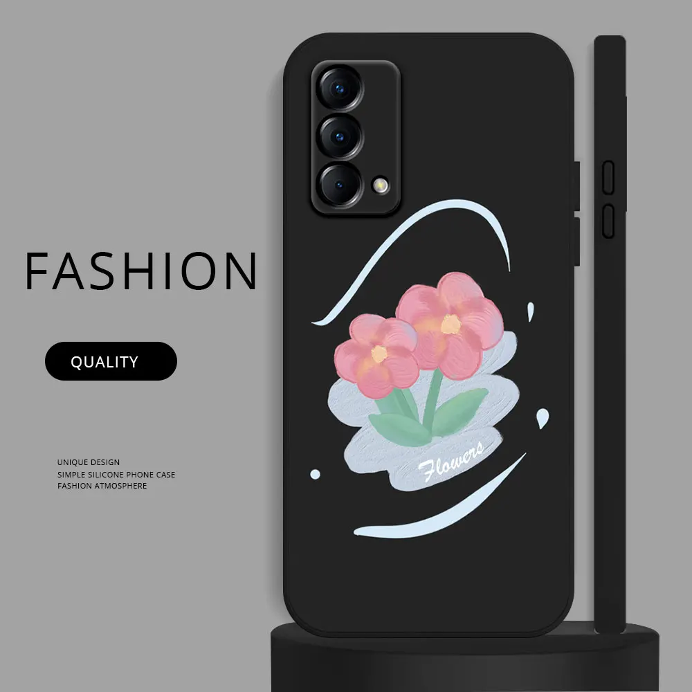 Новинка Цветочная флейта для Realme GT Master Edition V50S V13 9 Q3i Q3 Pro карнавальный