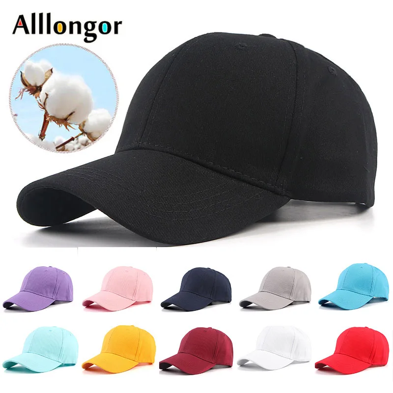 

Unisex Cotton Men's Baseball Cap For Women 2022 Casual Solid Snapback Summer Hat Bone Fitted Hats Black White Caps Gorras Hombre
