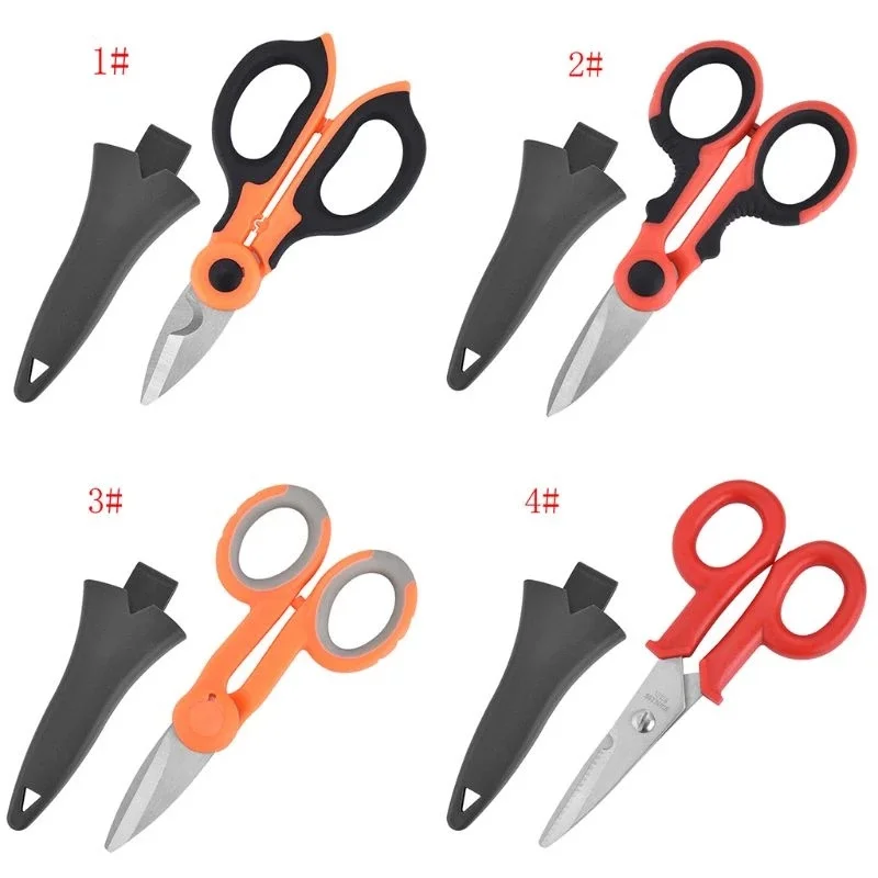 

Electrician Scissors Household Shears Hand Tools High Carbon Steel Scissors Stripping Wire Cable Cutter Plumbing Wire Stripper
