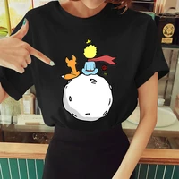 little prince graphic womens t shirt 2022 summer littled princes graphic shirts o neck short sleeve tees