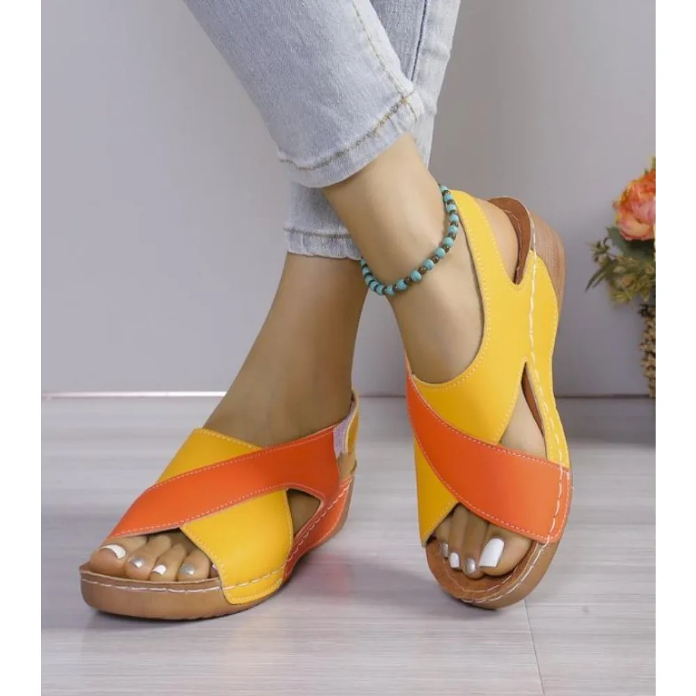 Женские сандалии летняя пляжная обувь для ходьбы женская женские с открытым