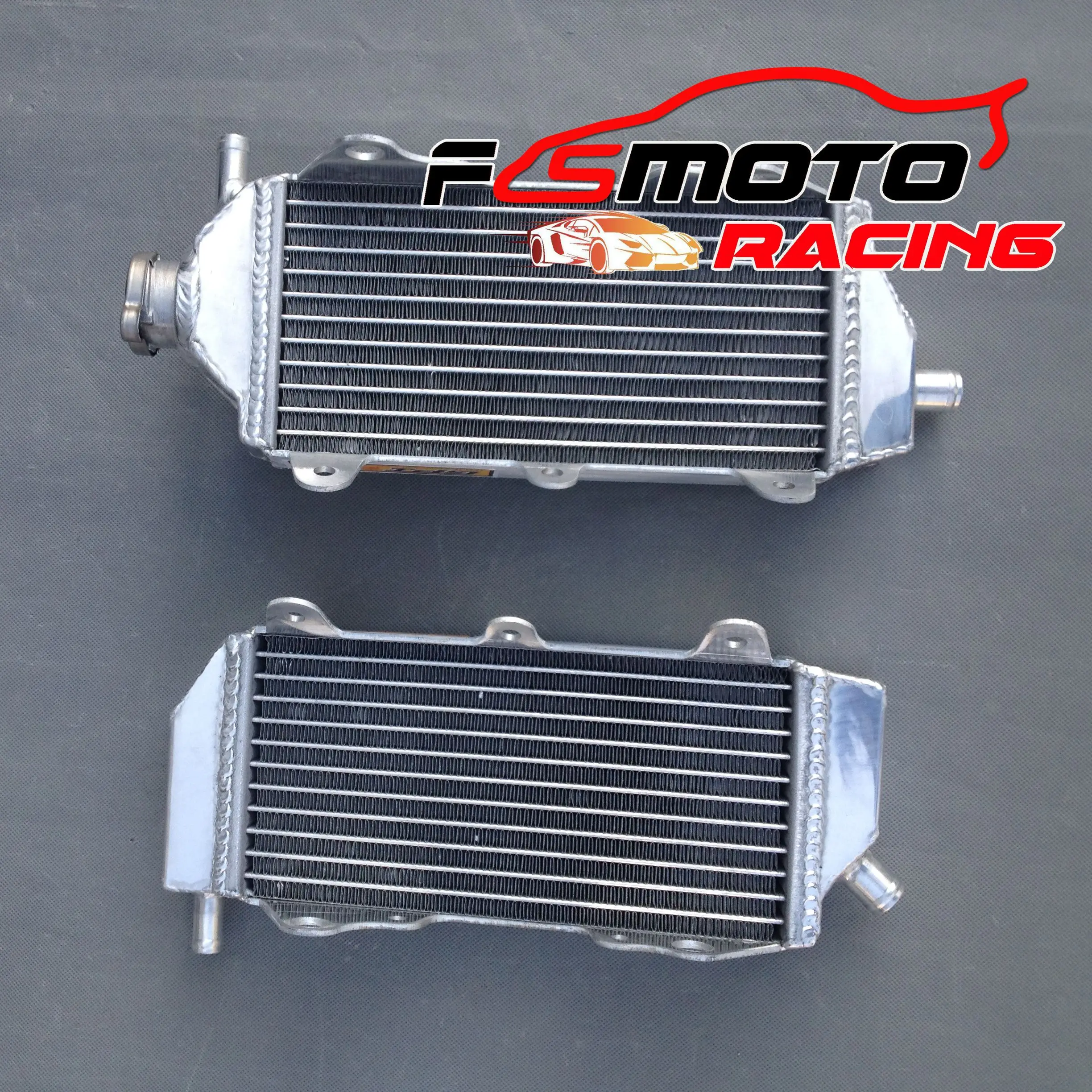 Полностью алюминиевый радиатор для Yamaha YZ450F 2014-2017/YZ250F 2014-2018 2014 2015 2016 2017 2018