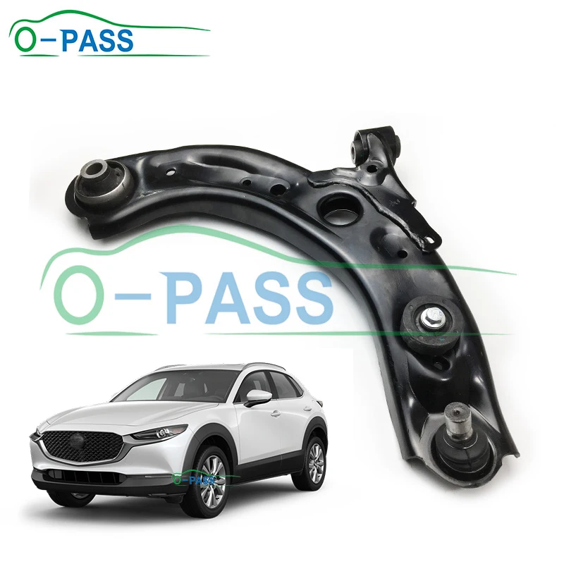 Фото Передний нижний рычаг подвески OPASS для MAZDA CX-30 CX30 SUV 2020 DGH9-34-300, 1 шт. №1