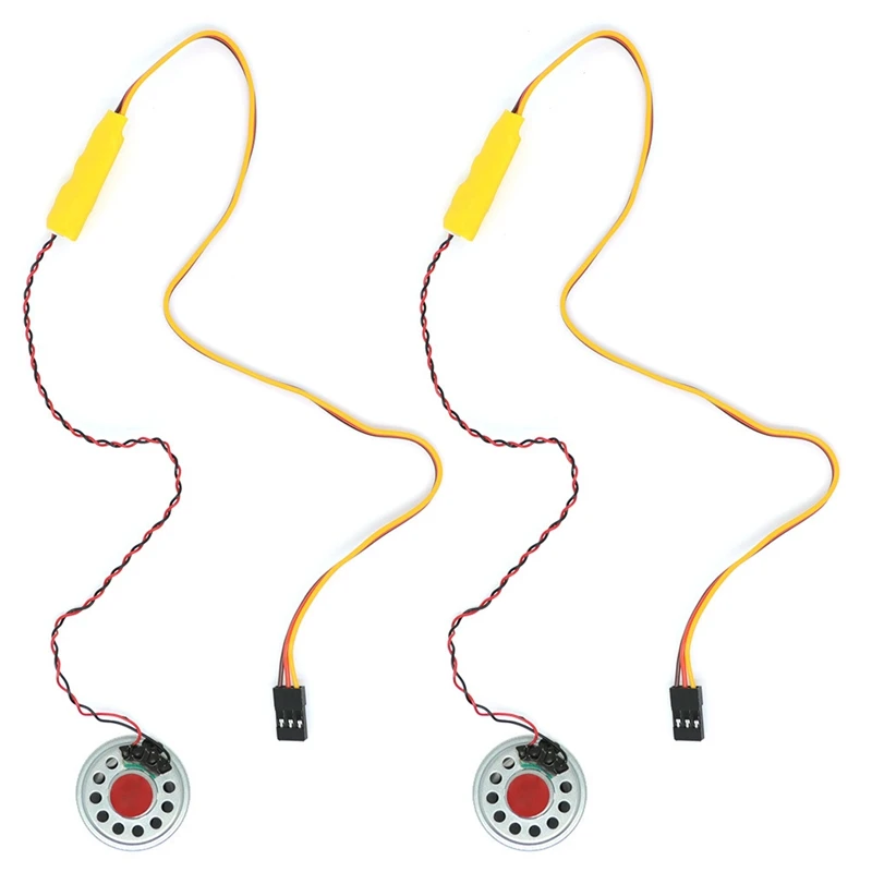 

2X RC Car Horn Sound Simulator Speakers Sound Group For 1/10 1/8 RC Car Axial SCX10 Traxxas TRX4 D90 YIKONG