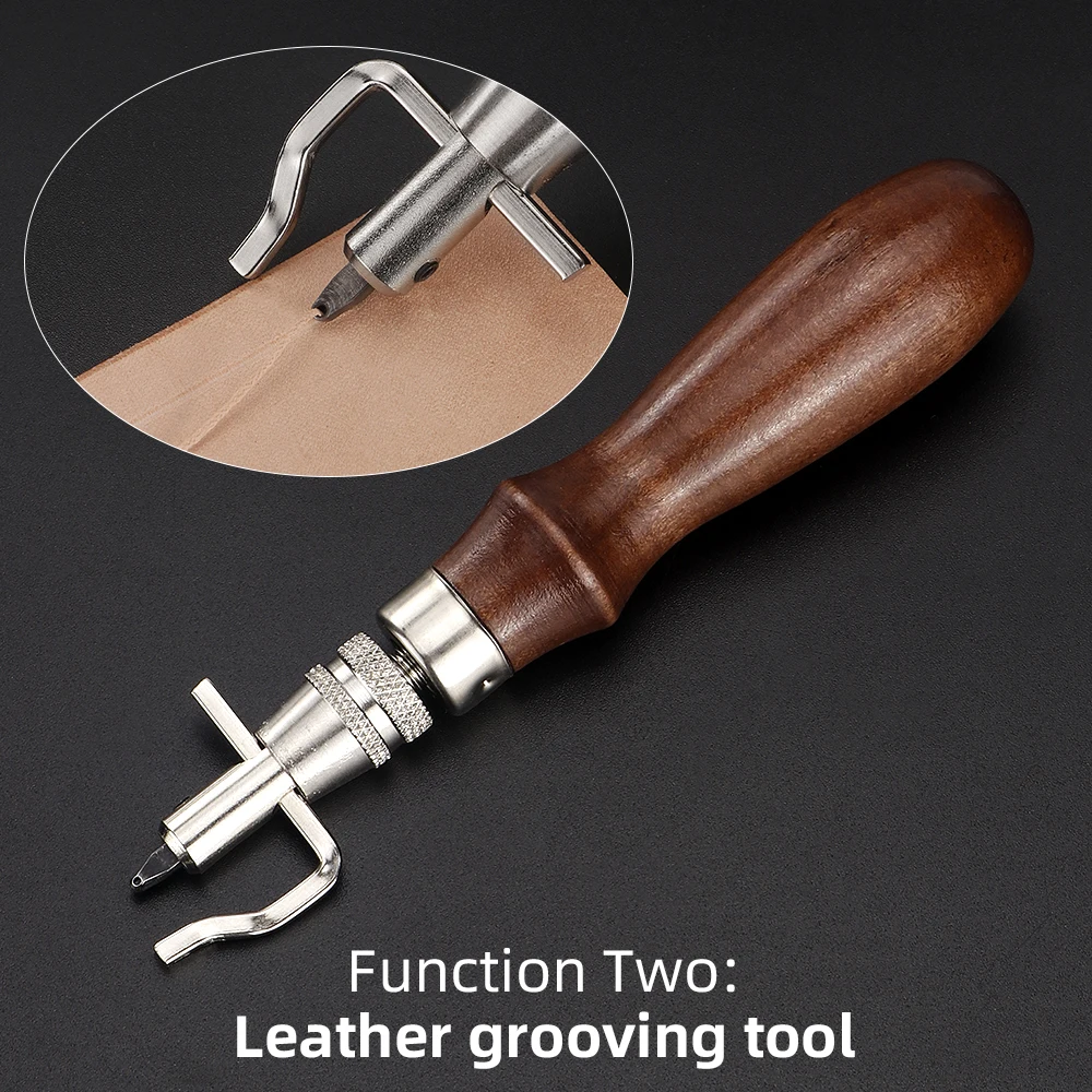 Qjh 7-в-1 Профессиональный Портативный Набор Инструментов Для Рукоделия Из Кожи