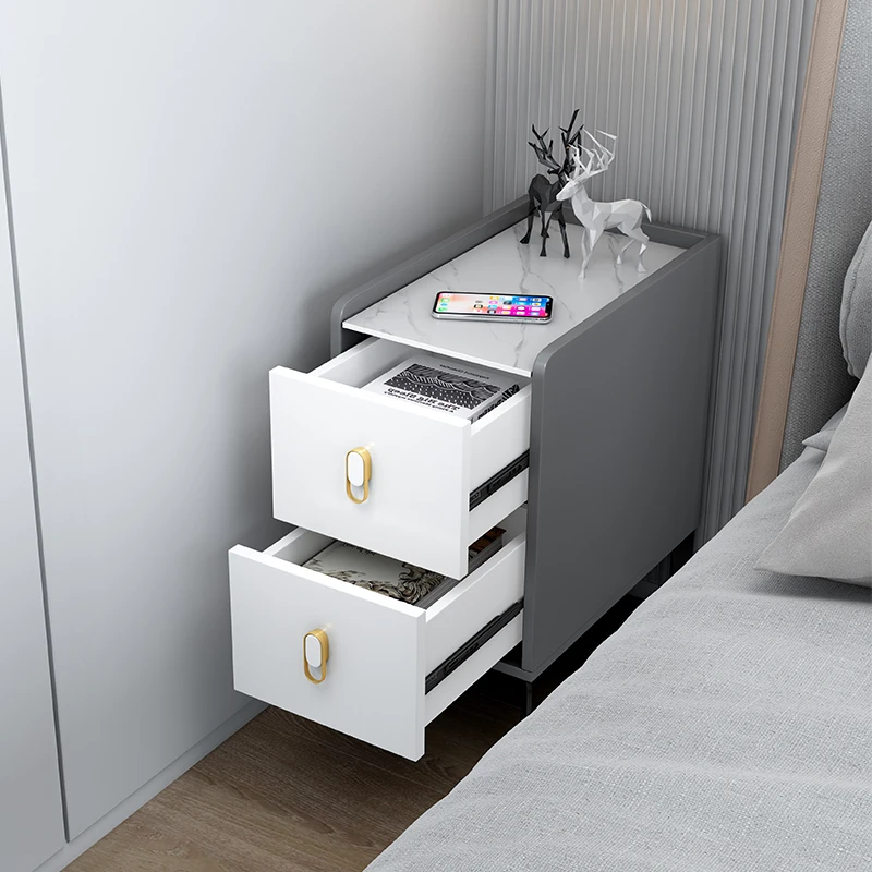 

Nordic Mobile Bedroom Nightstand Bedroom Closets Light Luxury Cabinet Storage De Rangement Drawer Furniture XF116YH Bedroom