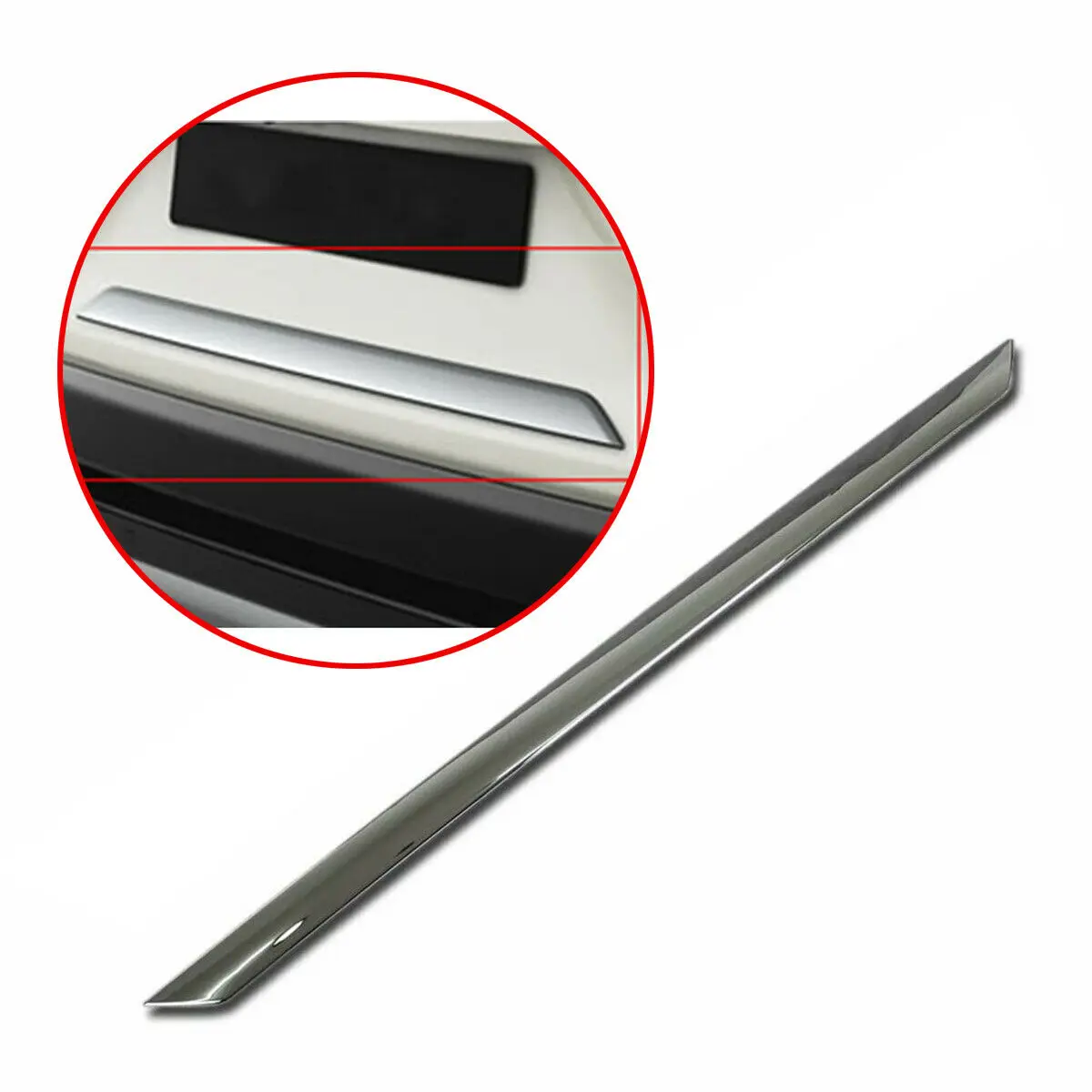 

Chrome Rear Tailgate Door Trunk Guard Strip Cover Trim For Toyota RAV4 2019 2020 2021 Decoration Accessories