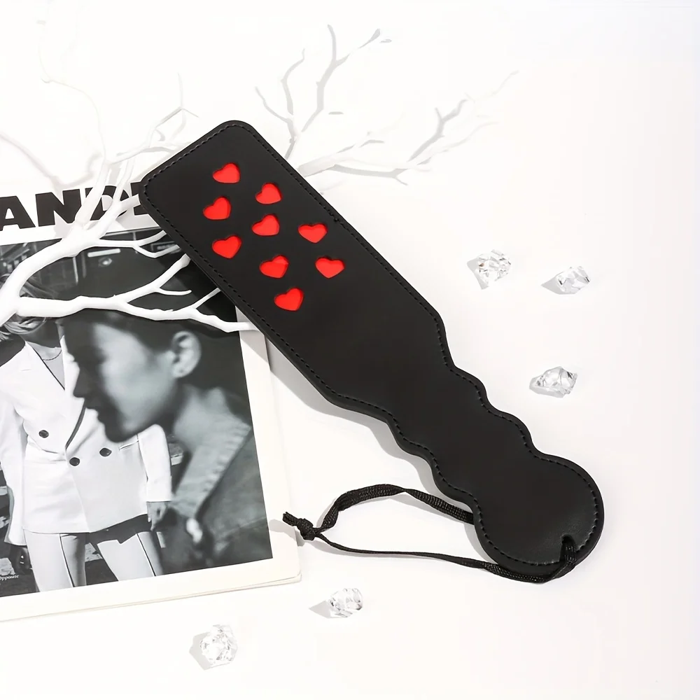 Весло PULeather с несколькими сердцами в форме шлепания весло альтернатива БДСМ