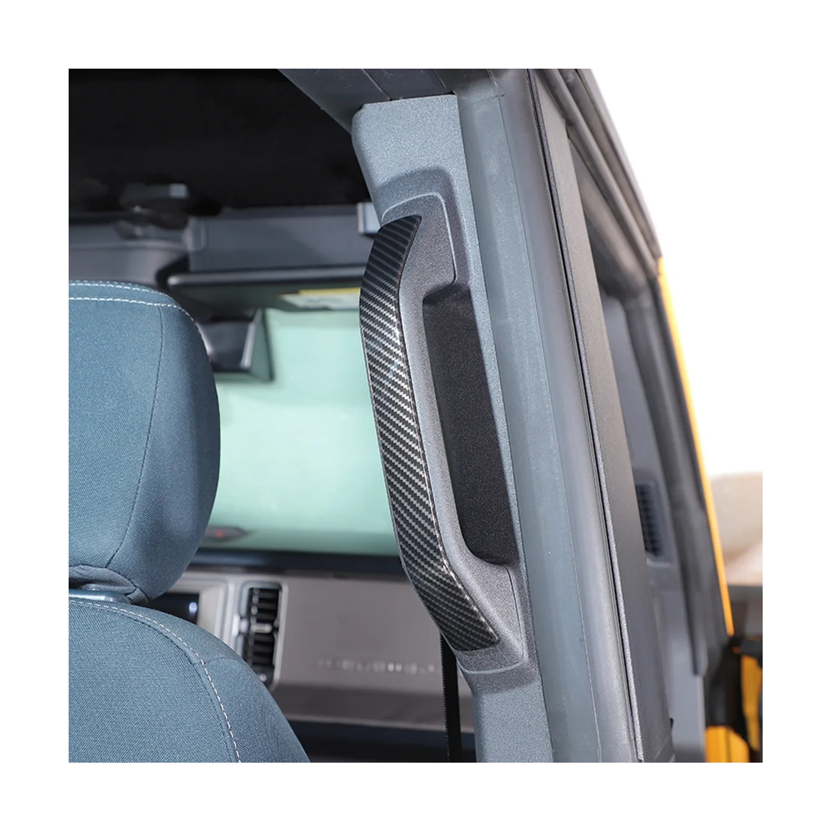 Декоративная накладка на ручку автомобиля B-Pillar для Ford Bronco 2021 2022 аксессуары