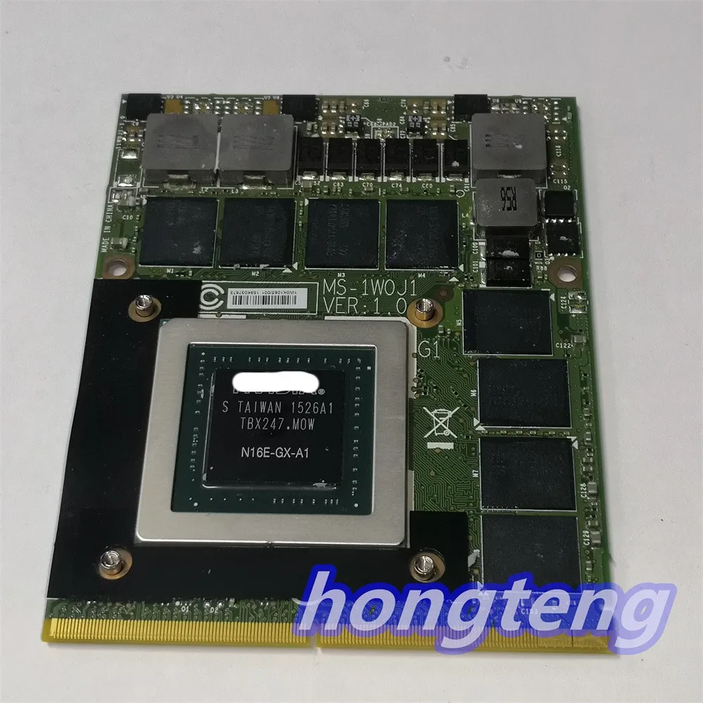 

MS-1W0J1 rev 1.0 for MSI GT72S 6QE Dominator Video Card GTX980M test ok