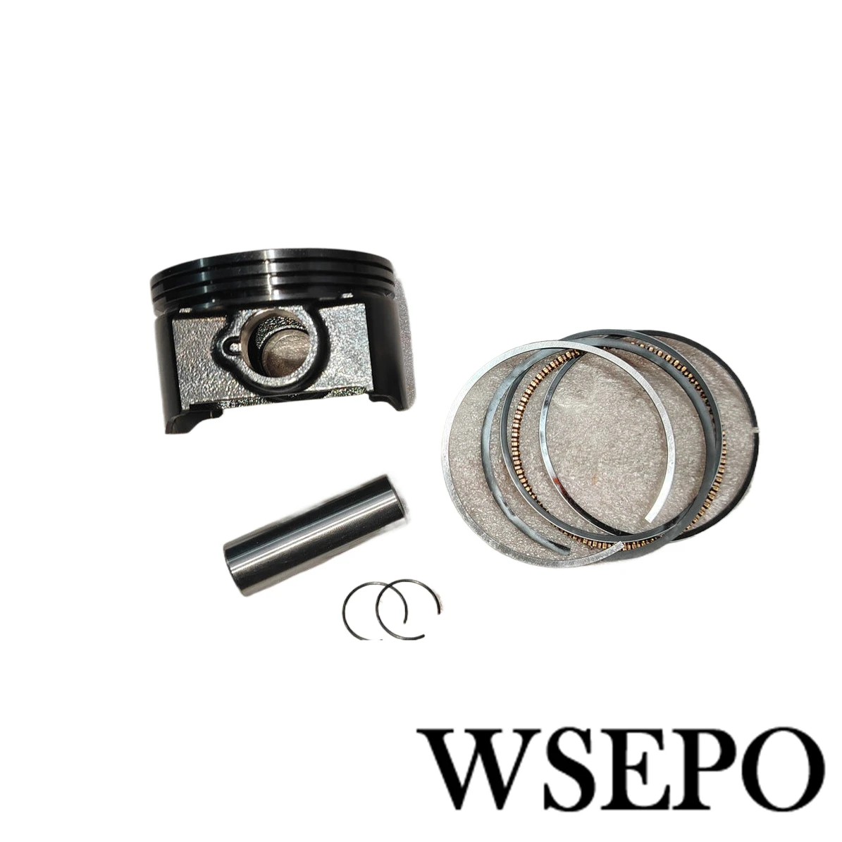 

Комплект поршней с компрессионной высотой 0,55 дюйма (70 мм) с DLC-покрытием, со штифтом, кольцами и стопорным кольцом, подходит для гоночного карта с бензиновым двигателем Hemi 6.5 л.с. 212 куб. см.