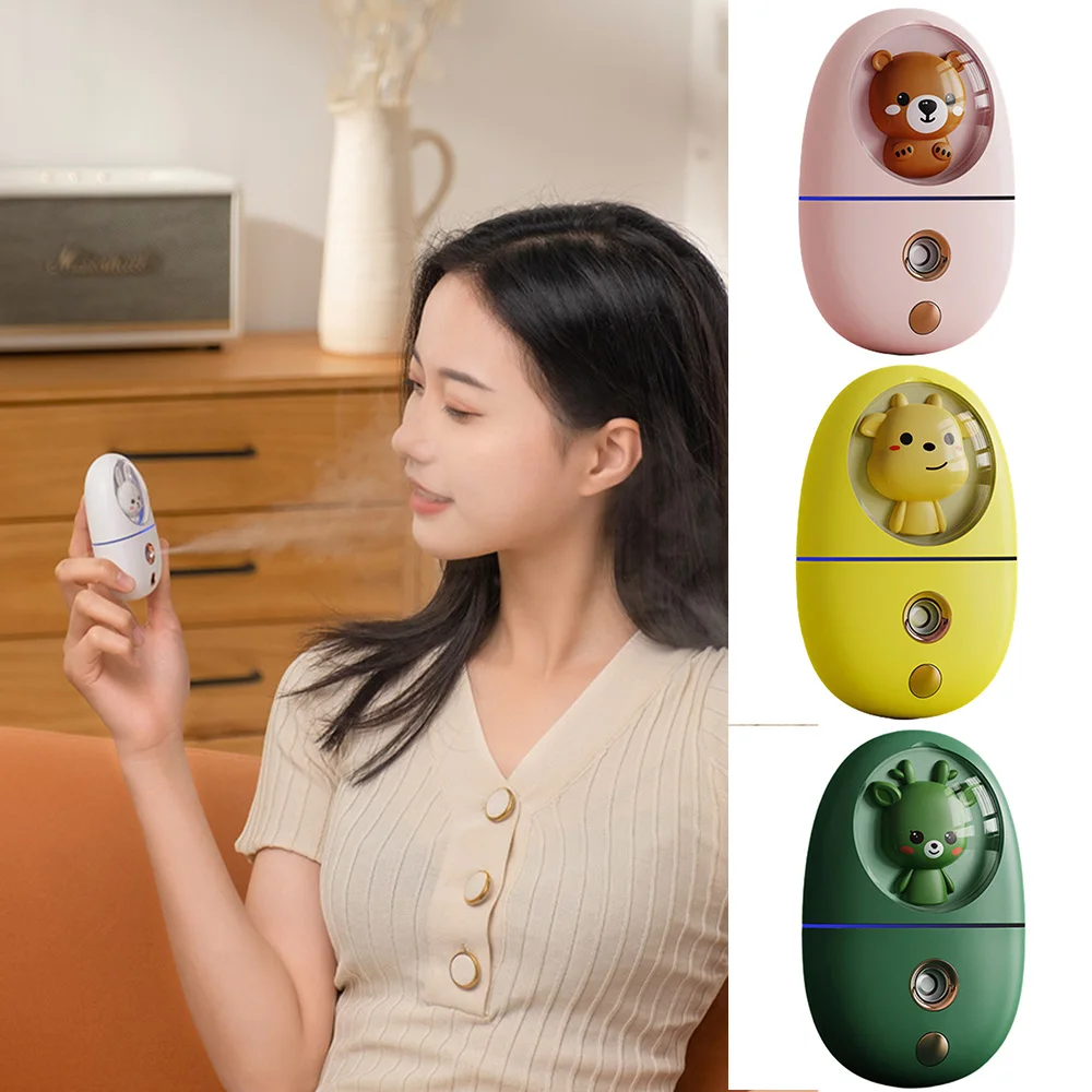 

Портативный мини-увлажнитель MAZI888, USB-перезаряжаемый портативный распылитель для лица, 4 цвета, ABS + PC