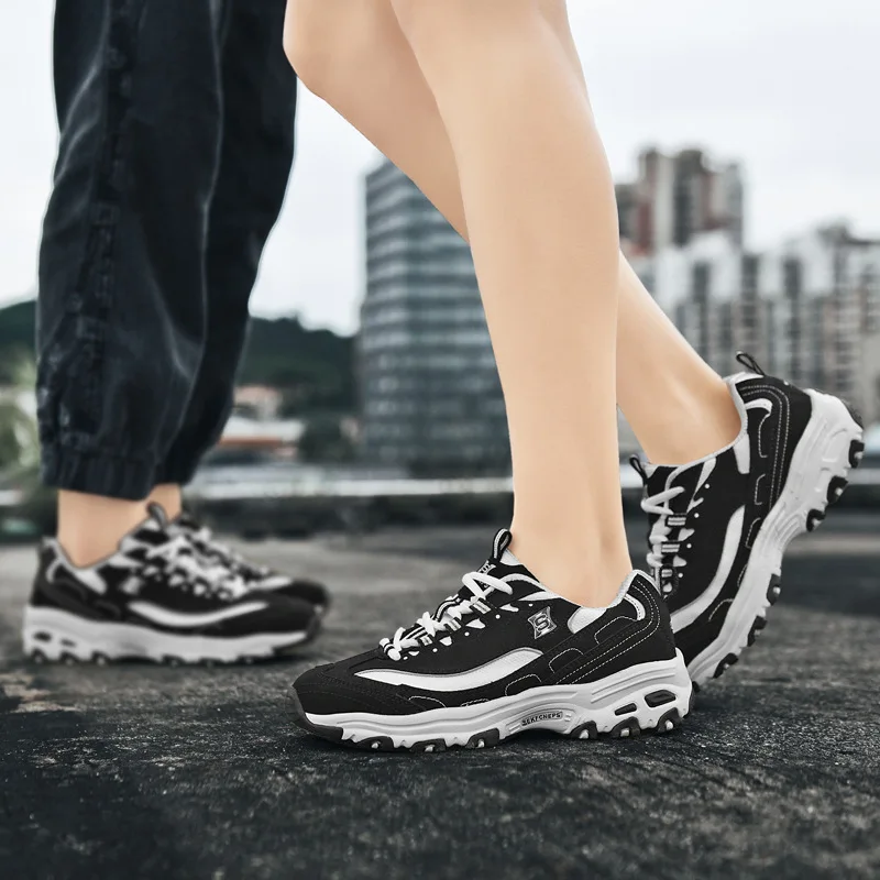 Men's And Women's Fashion Casual Sports Shoes Large Size Couple Panda Daddy Shoes High Breathable Outdoor Running Training Shoes