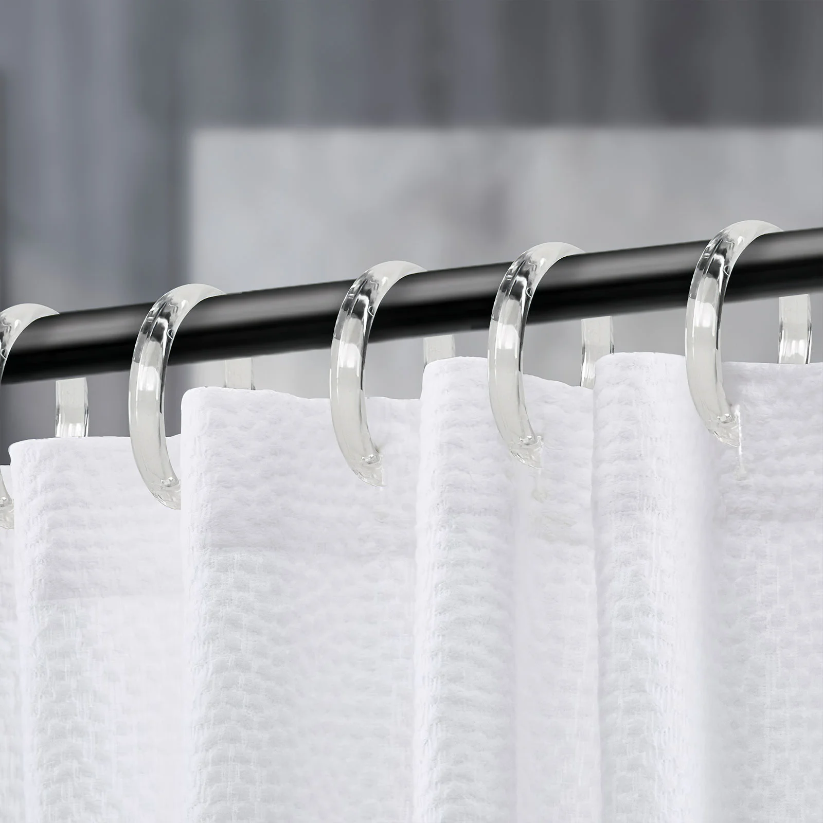 

12pcs Durable Practical Hooks For Curtain Curtain Rings Curtain Rings Rings