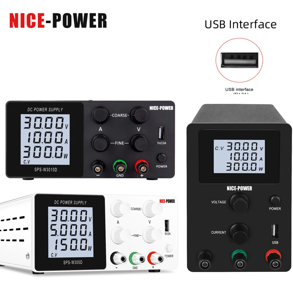 Лабораторный источник питания постоянного тока 30 в 10 А, регулируемый регулятор напряжения и тока, верстак для обслуживания, лабораторный стабилизатор, импульсный 110 В 220 В