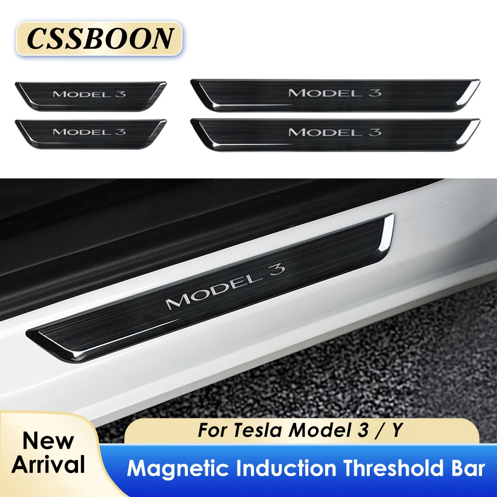 CSSBON Беспроводная светодиодная Магнитная Автомобильная Передняя и задняя 4 шт.