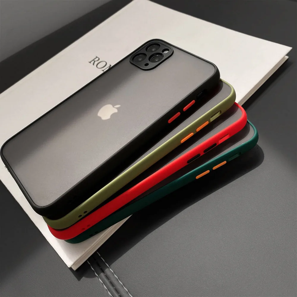 Для iphone 16ProMax 15 Pro 14 13 12 Mini 11 7 8 16 Plus XS Max XR MDZS аниме матовый полупрозрачный чехол