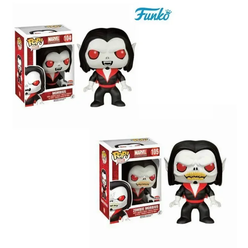 Funko Pop Marvels MORBIUS104 # ZOMBIE MORBIUS105 Виниловые куклы фигурки Коллекционные модели игрушки