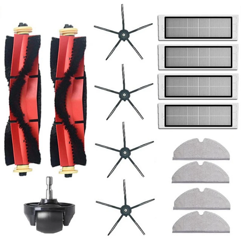 

Main Brush Washable HEPA Filter For Xiaomi Roborock S6 S60 S65 S5 MAX T6 Tanos Mopping Cloth Spare Parts