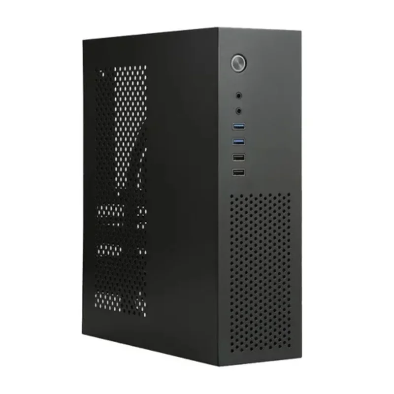 Фото Настольный компьютер SKTC A10 HTPC оснащен блоком питания 1U MATX Уникальная черная основная коробка №2