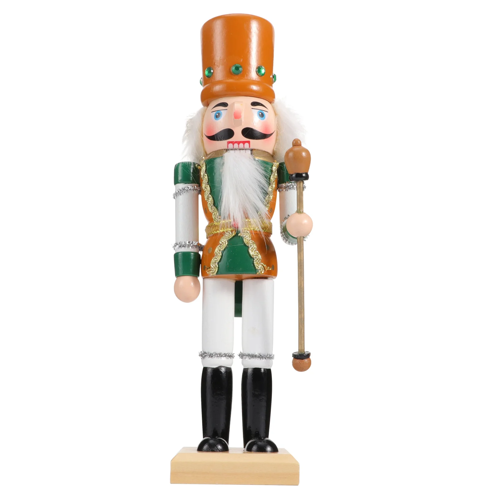 

Nutcracker Christmas Decorations Wooden Soldier Ornaments Figures Walnut Figurines Nutcrackers Decor Puppet Figurine Desktop