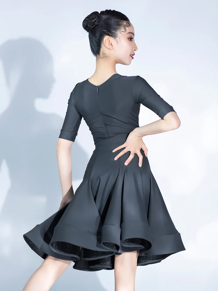 Детское платье для выступлений и латиноамериканских танцев модель DN17266