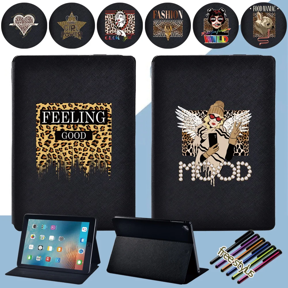 

Folio Tablet Case for Apple iPad 5th 6th/Air 1 2 Flip Funda ipad Pro 9.7 Cases Leopard Pattern PU Leather Stand Shell Cover