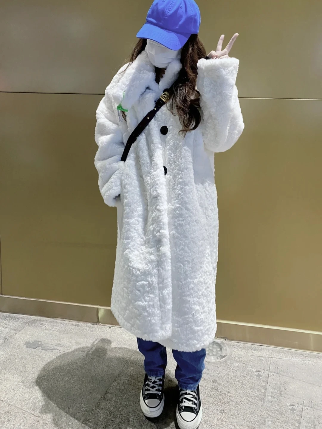 winter jacket women 2022 Lamb Fur Coat Women's Imitation Rabbit Wool Parkas Korean Version Medium Long Loose Stand Collar Coats