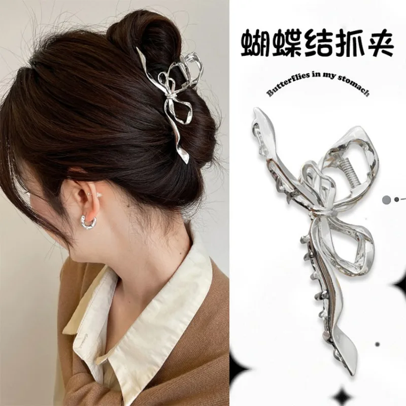 

2023 New Grab Clip Female Summer Back Head Temperament High-grade Sense Shark Clip Hair Amount of Large Headwear Hair Clip
