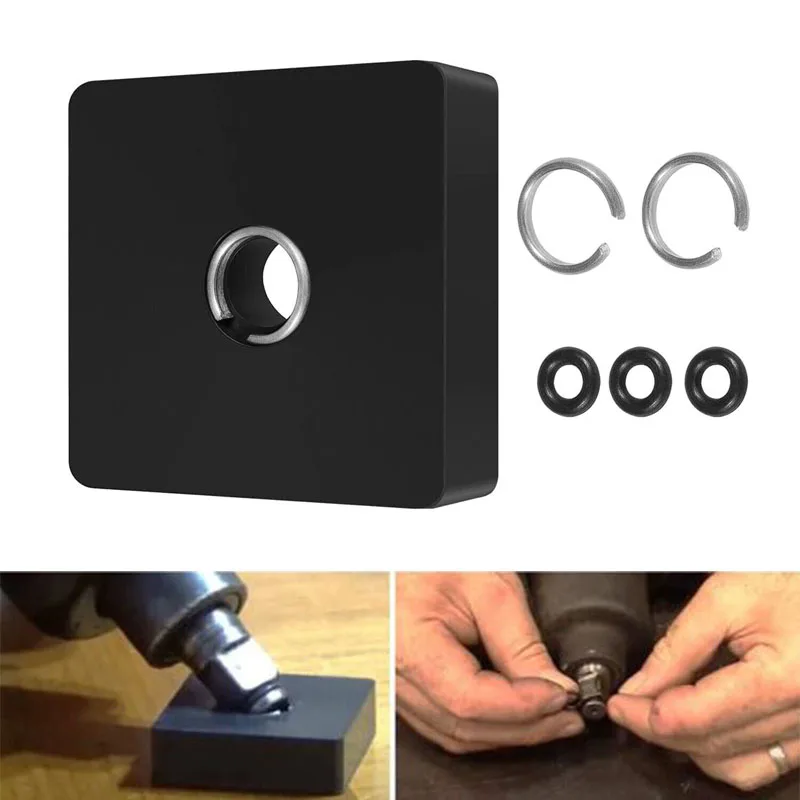 3/8 Inch Impact Socket Retaining/Retainer Ring Clip with O-ring & Installation Tool for Milwaukee Brushless Impact Wrench