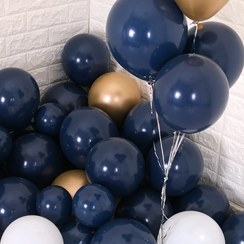 

100 Pieces Metal Balloons 12inch Wholesale Thick Chrome Metallic Colors Helium Air Balls Globos Birthday Party Deco