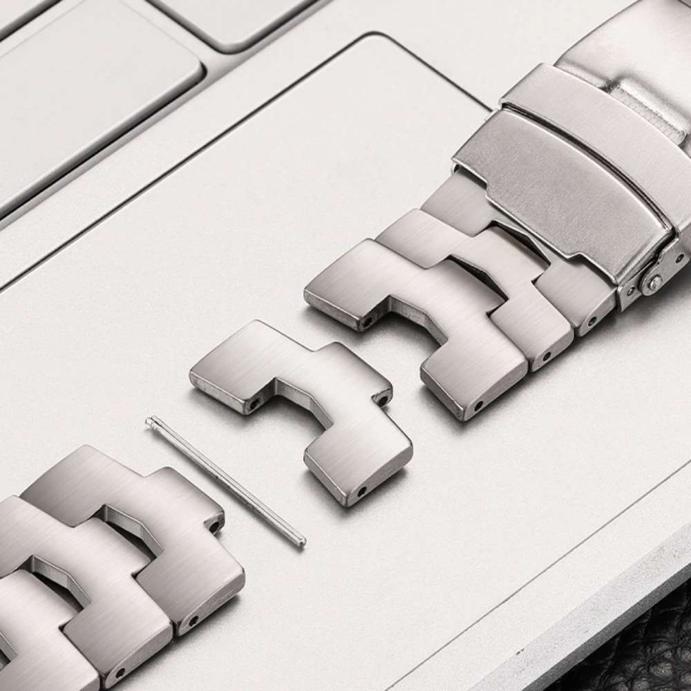 Titanium Metal Strap for correa Apple Watch 8 UItra 49mm 45mm 41mm iwatch 7 6 5 4 3 SE 44mm 40mm Replacement Strap Business Band