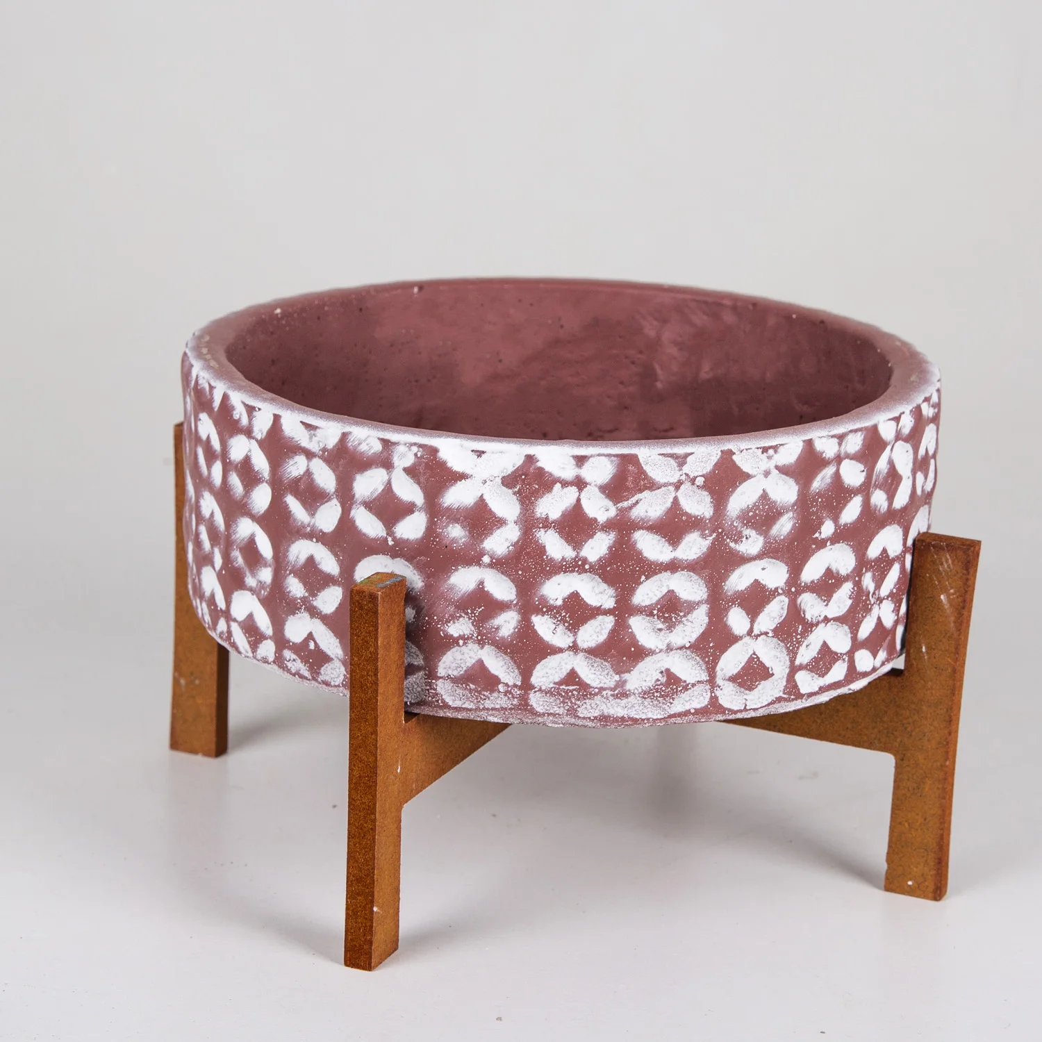 

Цветочный горшок Veramaya Satand Flip цвета Бургунди, 20x14 см