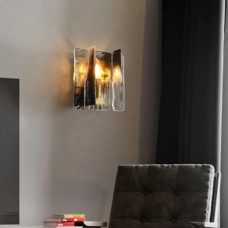 Современная роскошная настенная лампа из латуни для гостиной декоративная