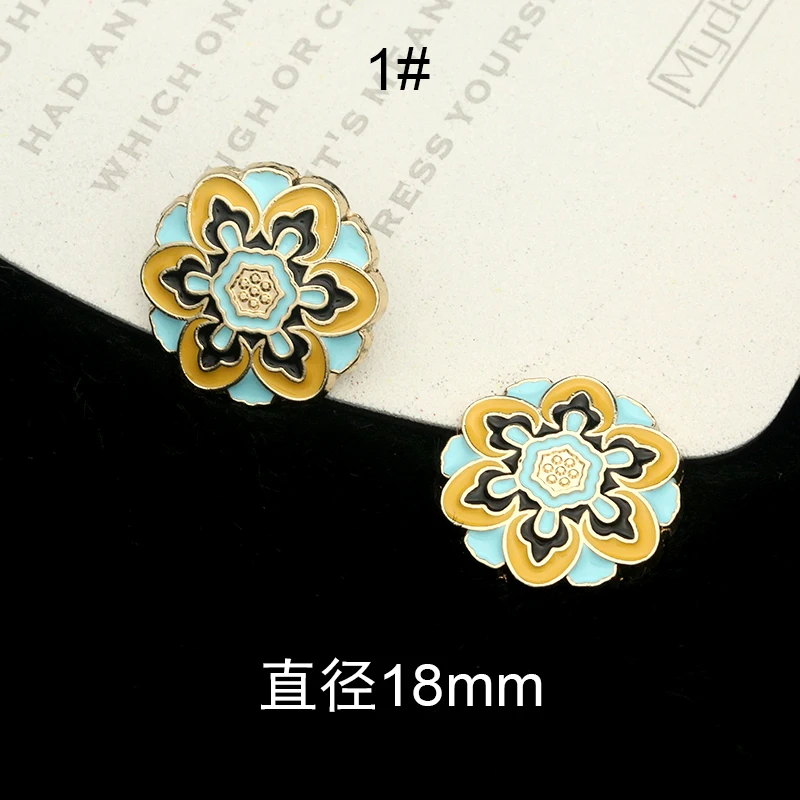 6 шт металлические декоративные кнопки в стиле ретро для одежды женский свитер