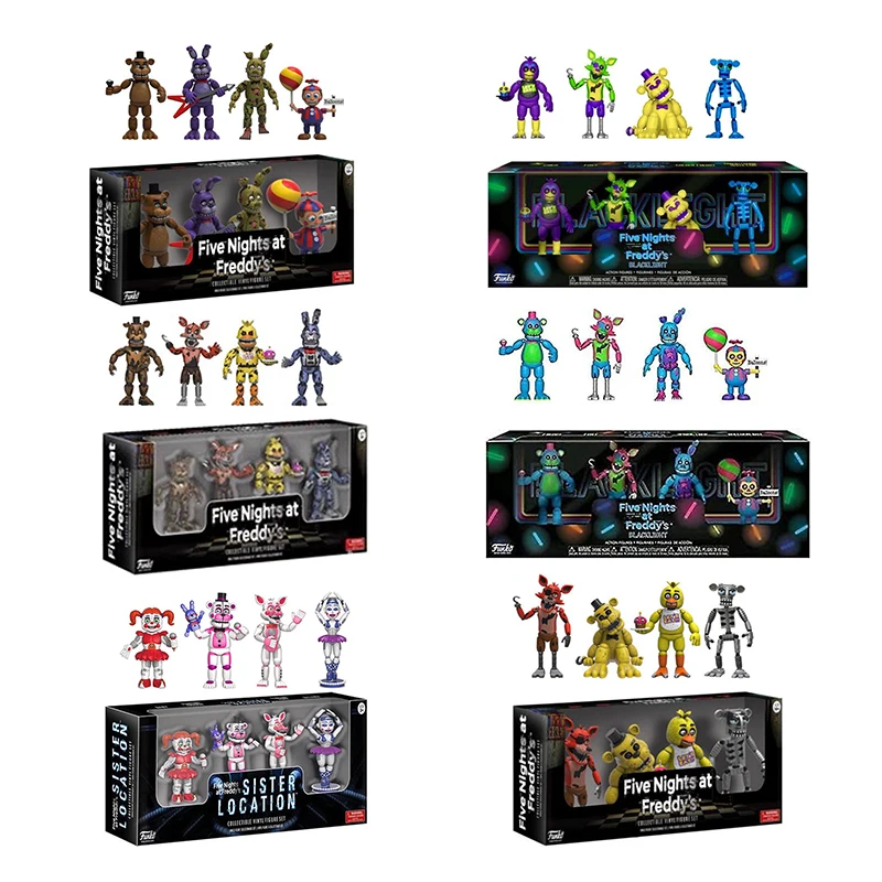 

Кукла FNAF с Фредди, Бонни, Фокси, 4 шт./набор