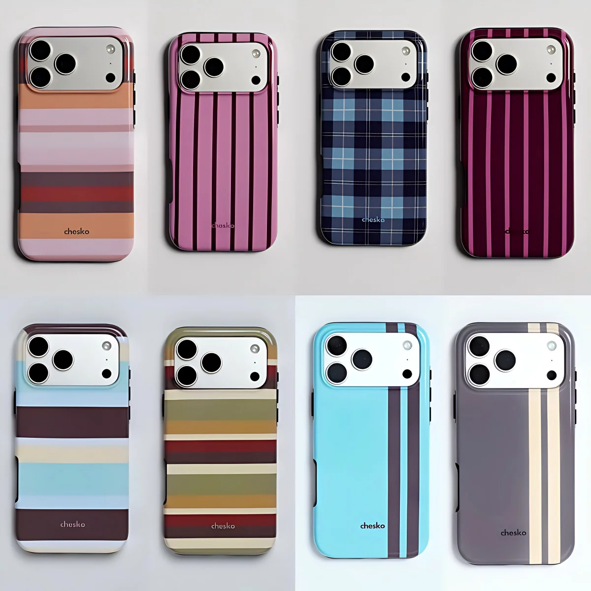Фото Чехол Clmj Swag Retro Stripes для iPhone 17, 17e, 16e, 16, 15, 14, 13, 12, 11, X, XS, XR, XSMAX, 7, 8, Air, Pro, Max, Plus, двухслойный №1