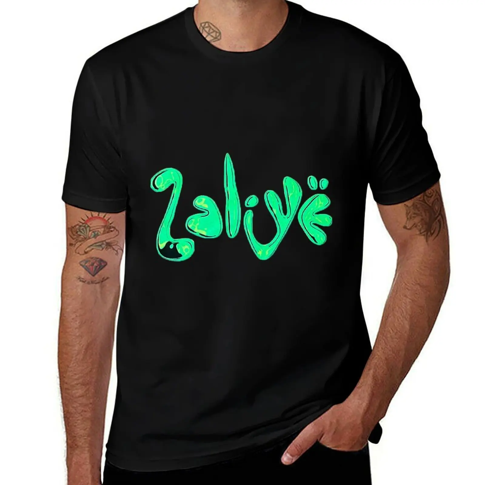 Фото Футболка YEAT 2 ALIVE DESIGN, базовая модель, однотонная, для любого сезона. №1
