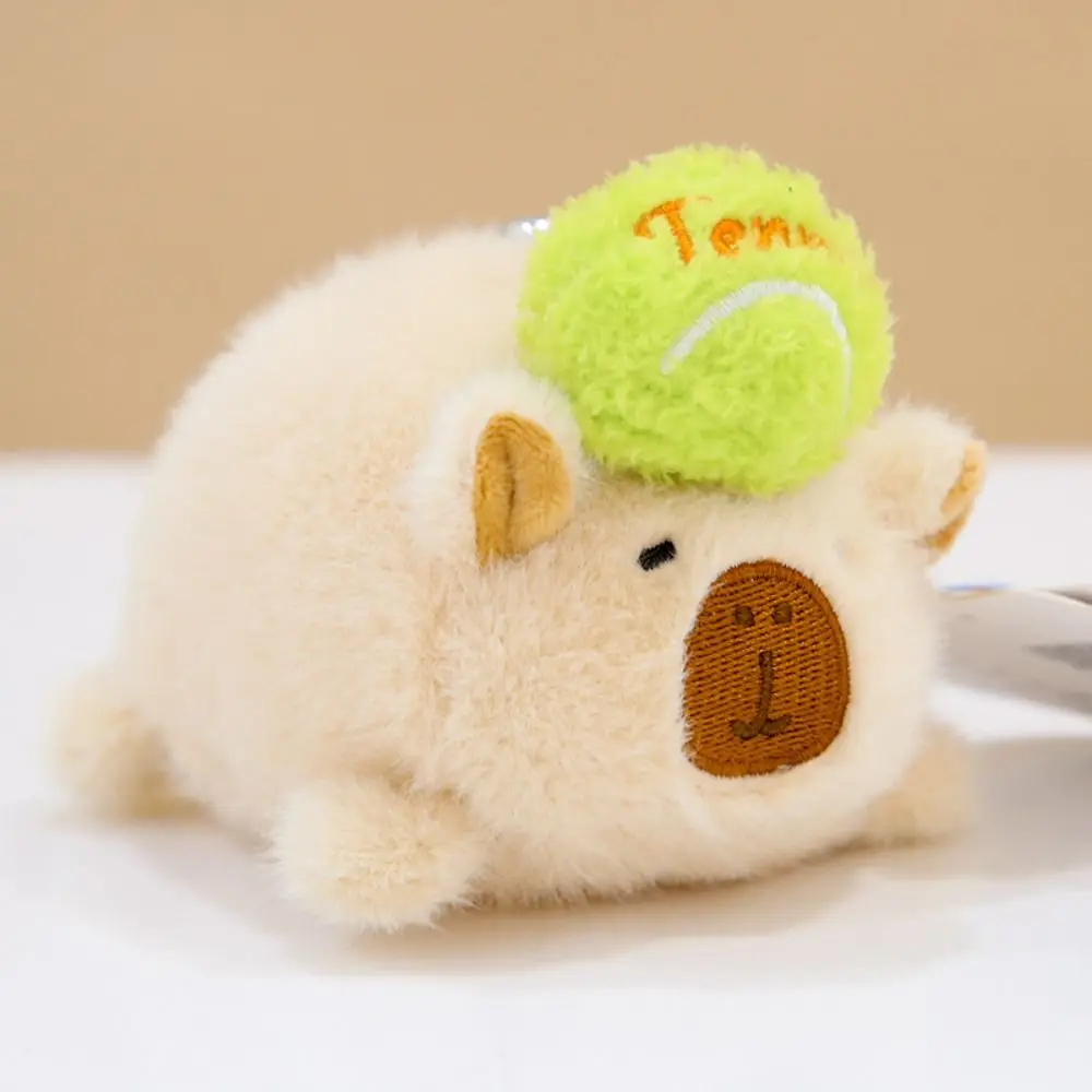 Милая плюшевая игрушка капибара мультяшная Гвинея мягкая набивная кукла брелок