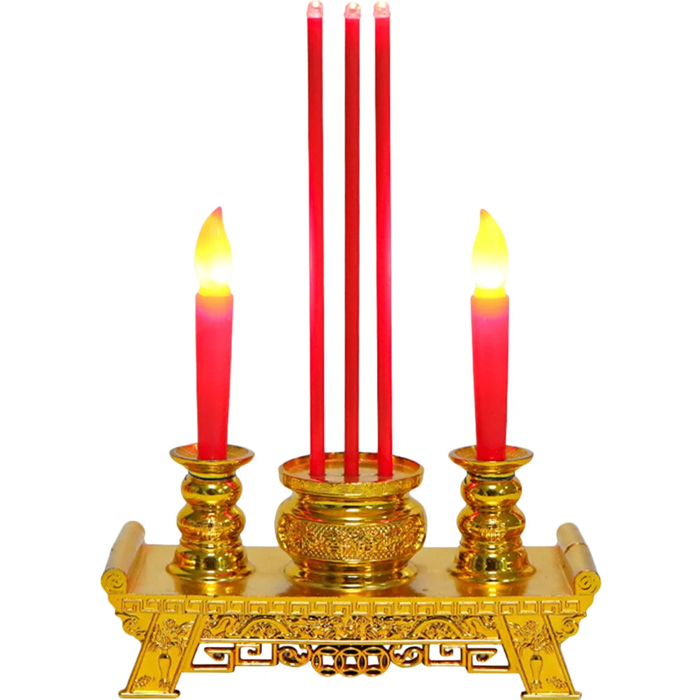 

Worship lamp Electric Fake Buddhism Light Worship Altar Table Decor