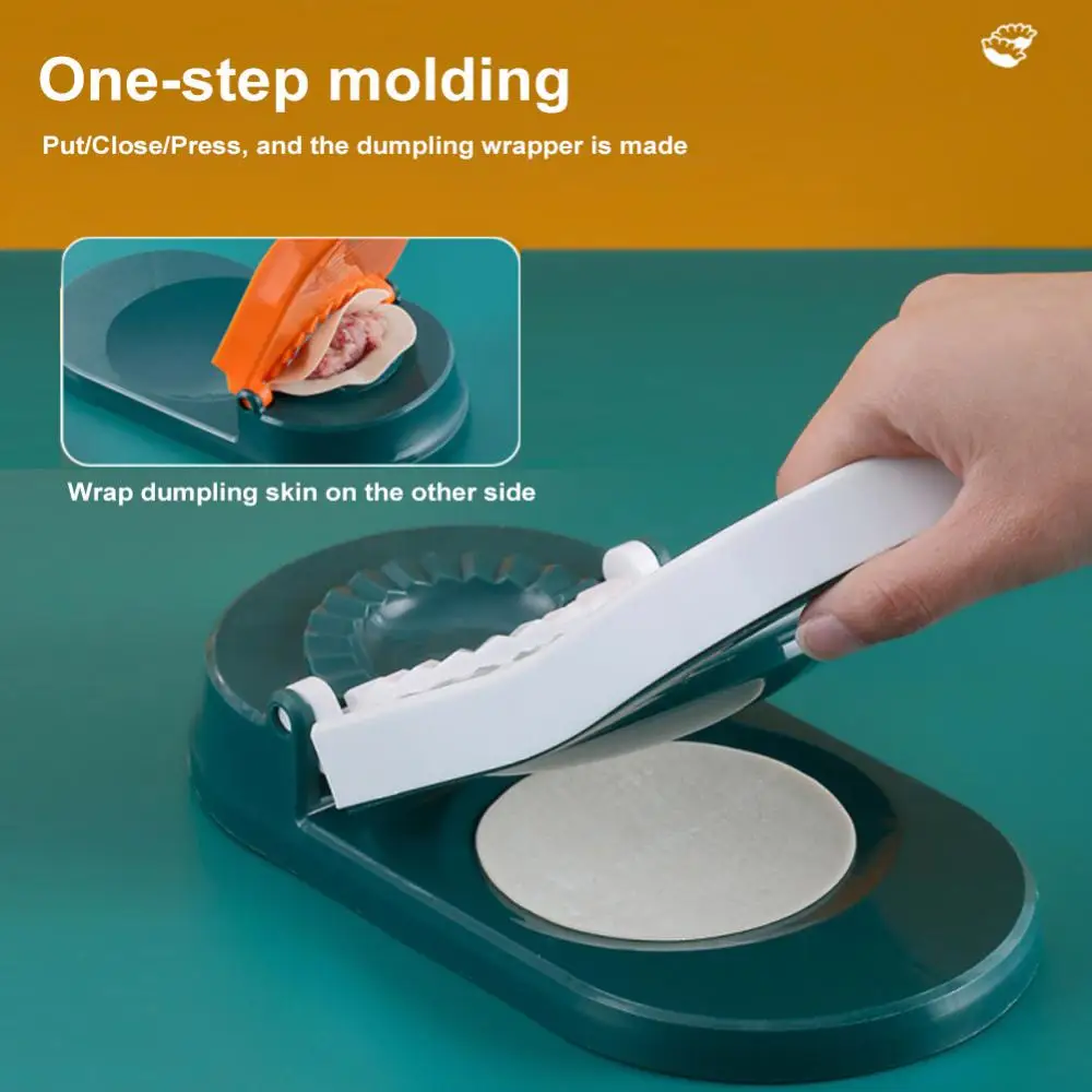 

New 2 In 1 Dumpling Maker Dumpling Skin Artifact DIY Dumpling Maker Dough Maker Presser Baking Kitchen Dumpling Making Tool