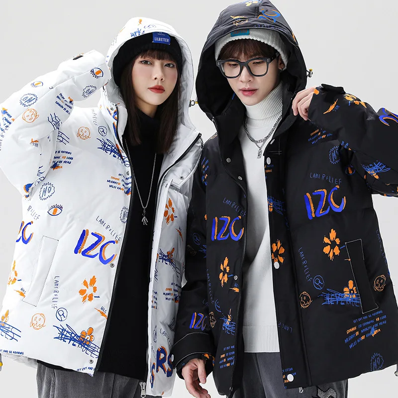 Mens Down Jacket Thick Warm Coat Brand New Causal Jacket Men High Quality Windbreaker Hooded Coats Winter Clothing Puffer Jacket