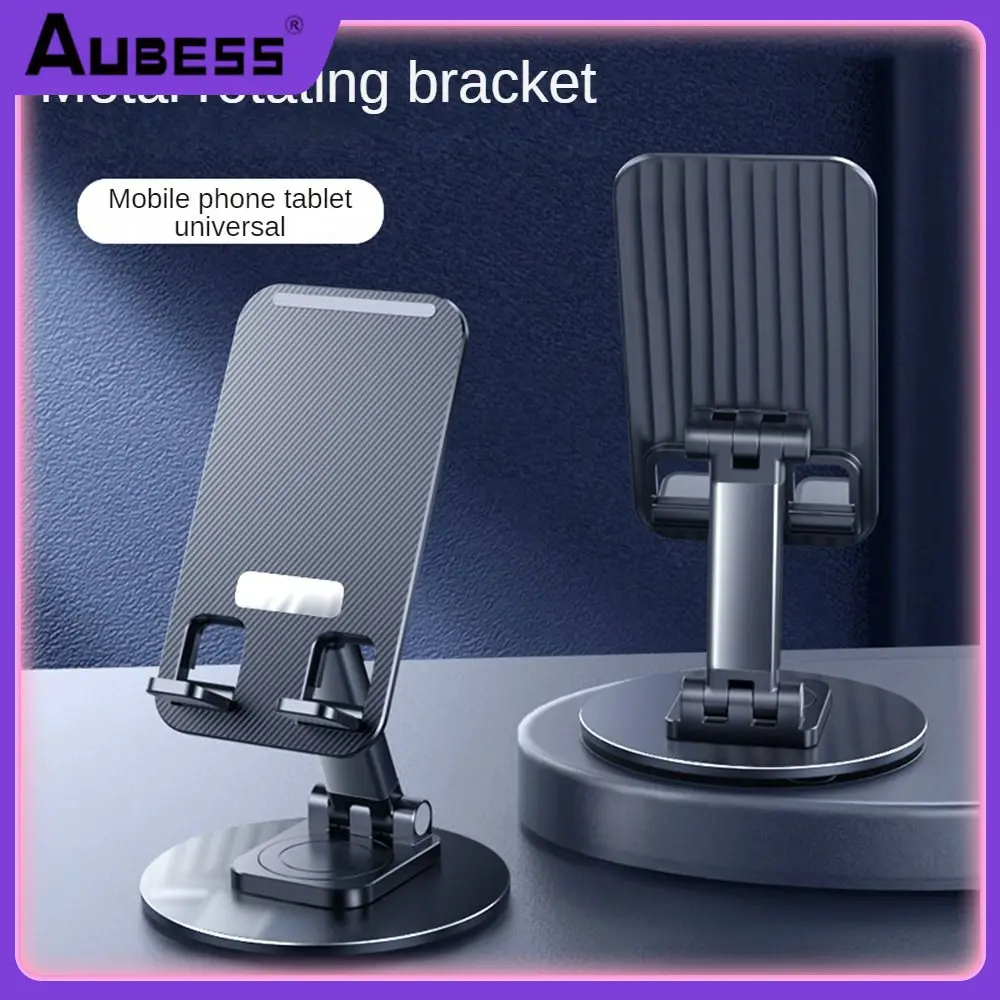 

Black Mobile Phone Stand Non-slip Universal Support Convenient Portable Desk Phone Holder Office Accessories Metal Desktop Stand