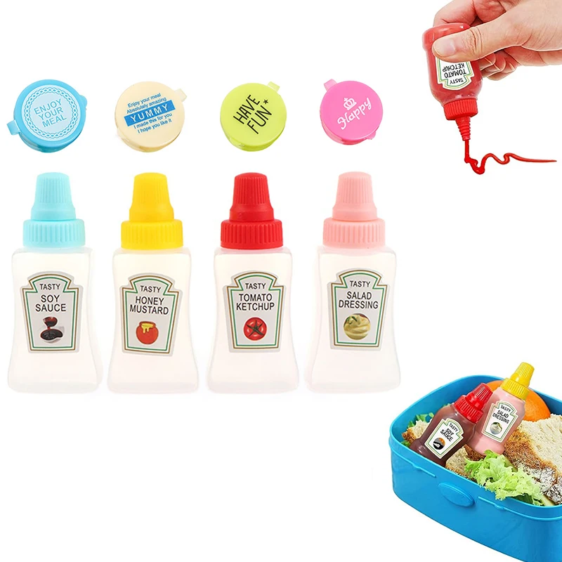 

4 шт., мини-Бутылочки для приправ