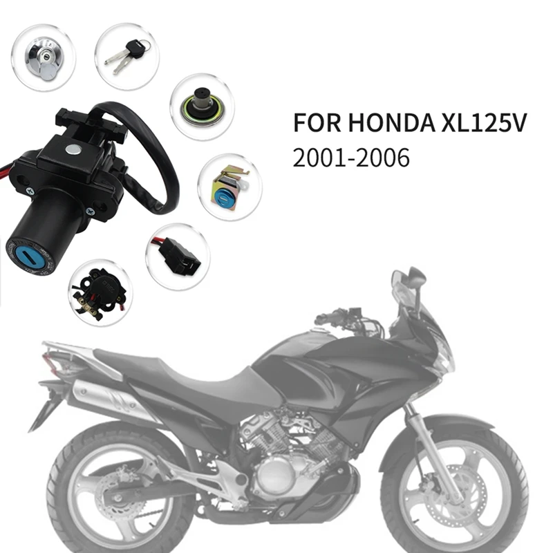 Замок зажигания мотоцикла замок сиденья газового топлива Tunk крышки с набором