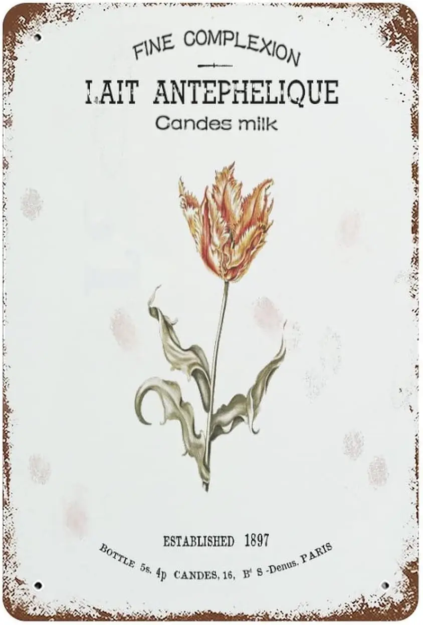 Tn Sgns Vntge Цветочный букет Metl Sgn Rustc Grden Flower Funny Wll Decorns ccessores for Tk Br Mn Cve Porch