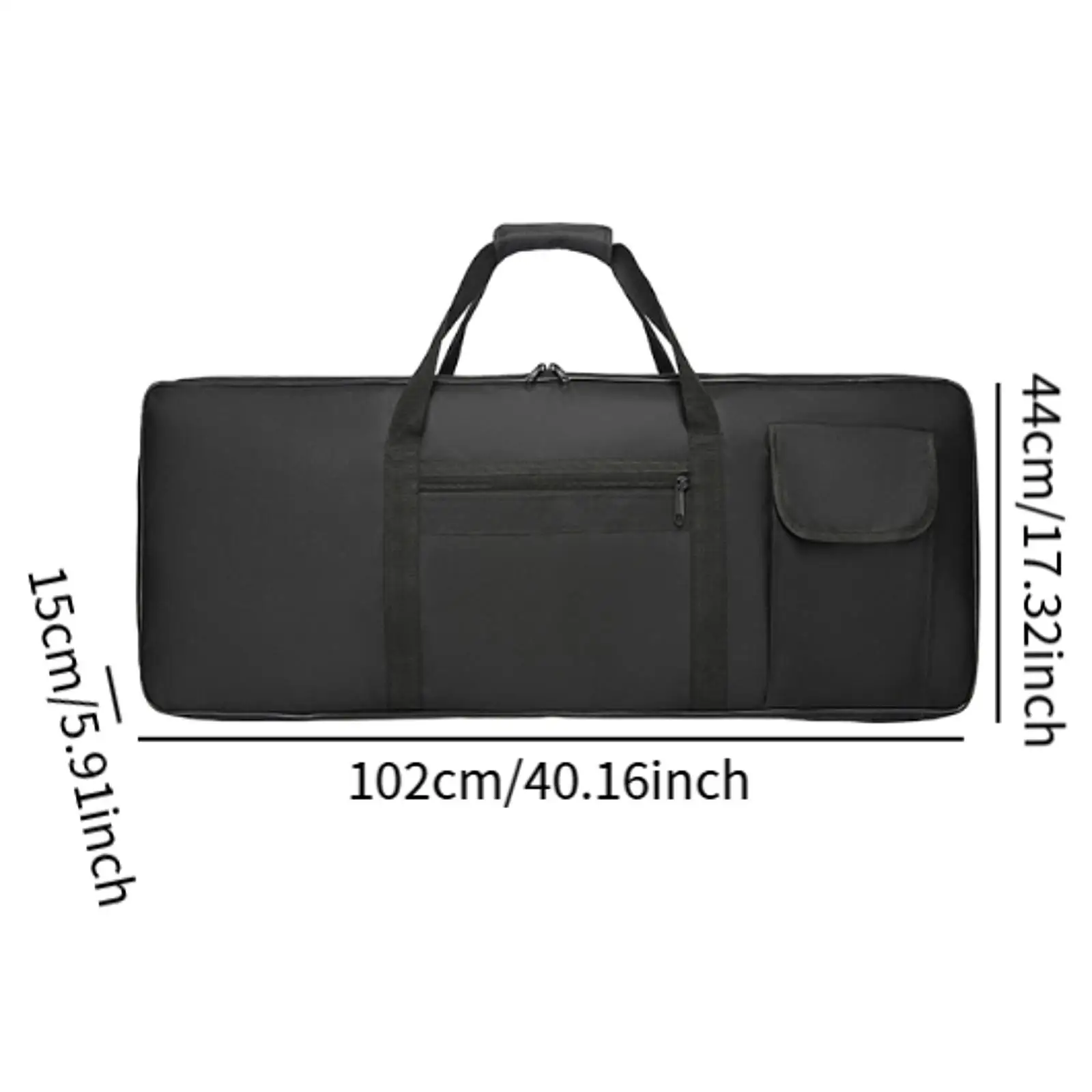 88-клавишная сумка для фортепиано с мягкой тканью Оксфорд противоударный