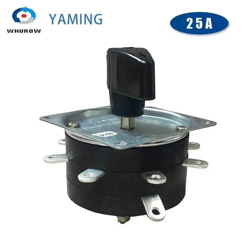 

Выключатель сварочного аппарата KDH-25/1*8 контактор, 8 позиций, 1 полюс, 9 контактов, 25 А, сварочный аппарат, вращающийся селектор, латунный штырь, Серебряная пластина