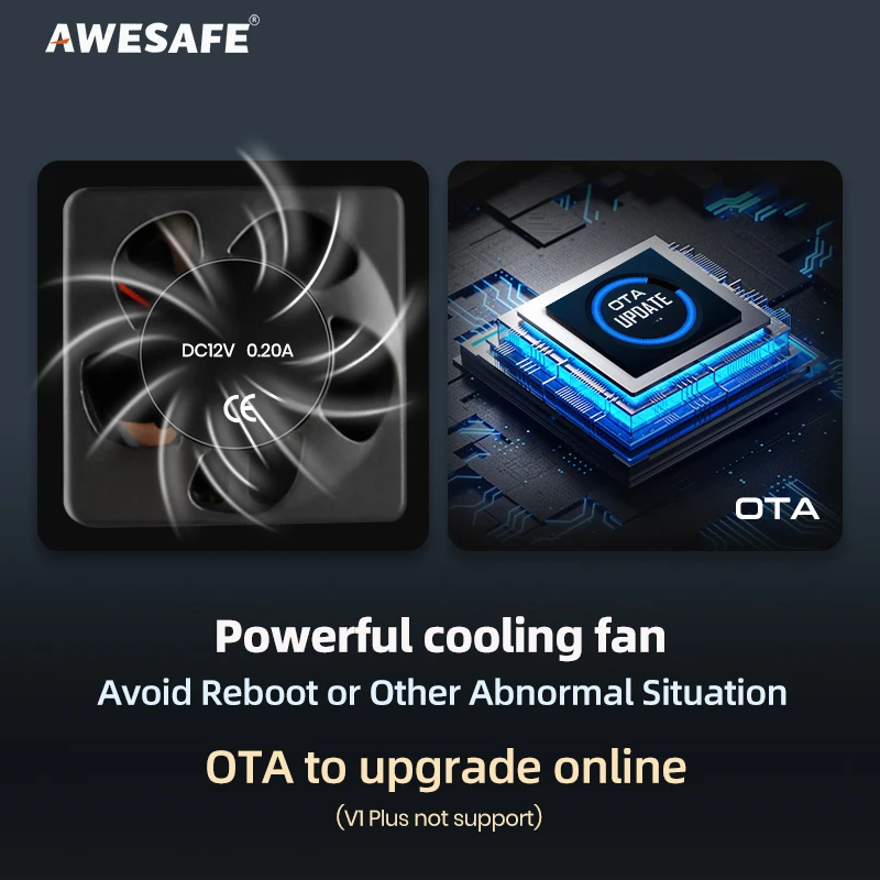 AWESAFE беспроводной CarPlay Android авто радио для FIAT 500 Abarth 2007 2008 2009 2010 2011 2012 2013 2014 2015